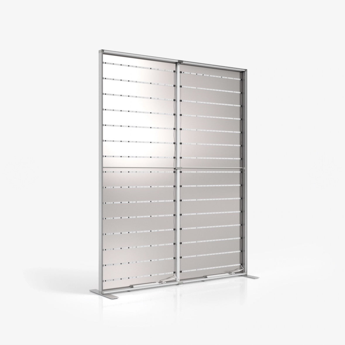 Rampes LED intégrées au mur lumineux Flex