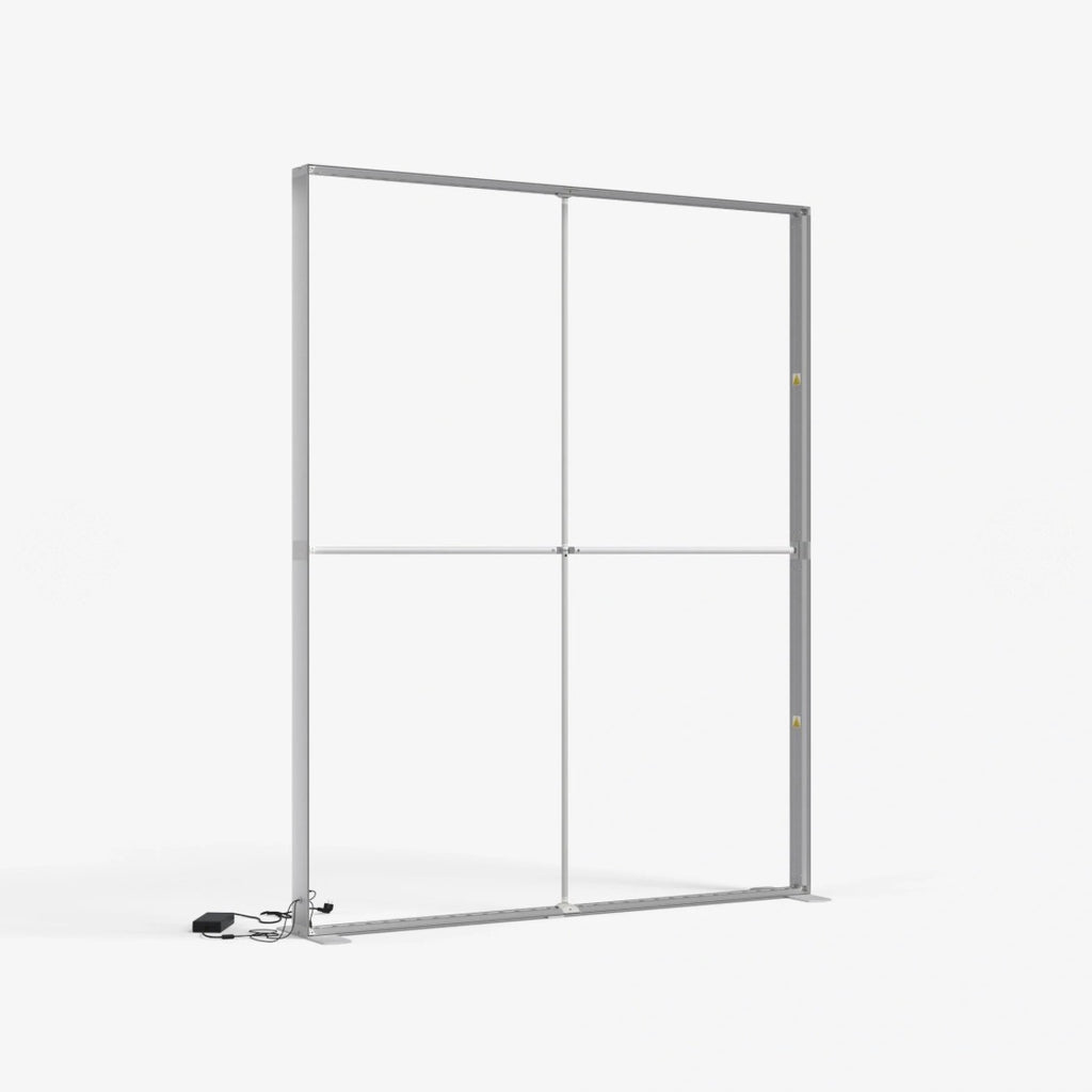 Structure aluminium du caisson lumineux, sans toile