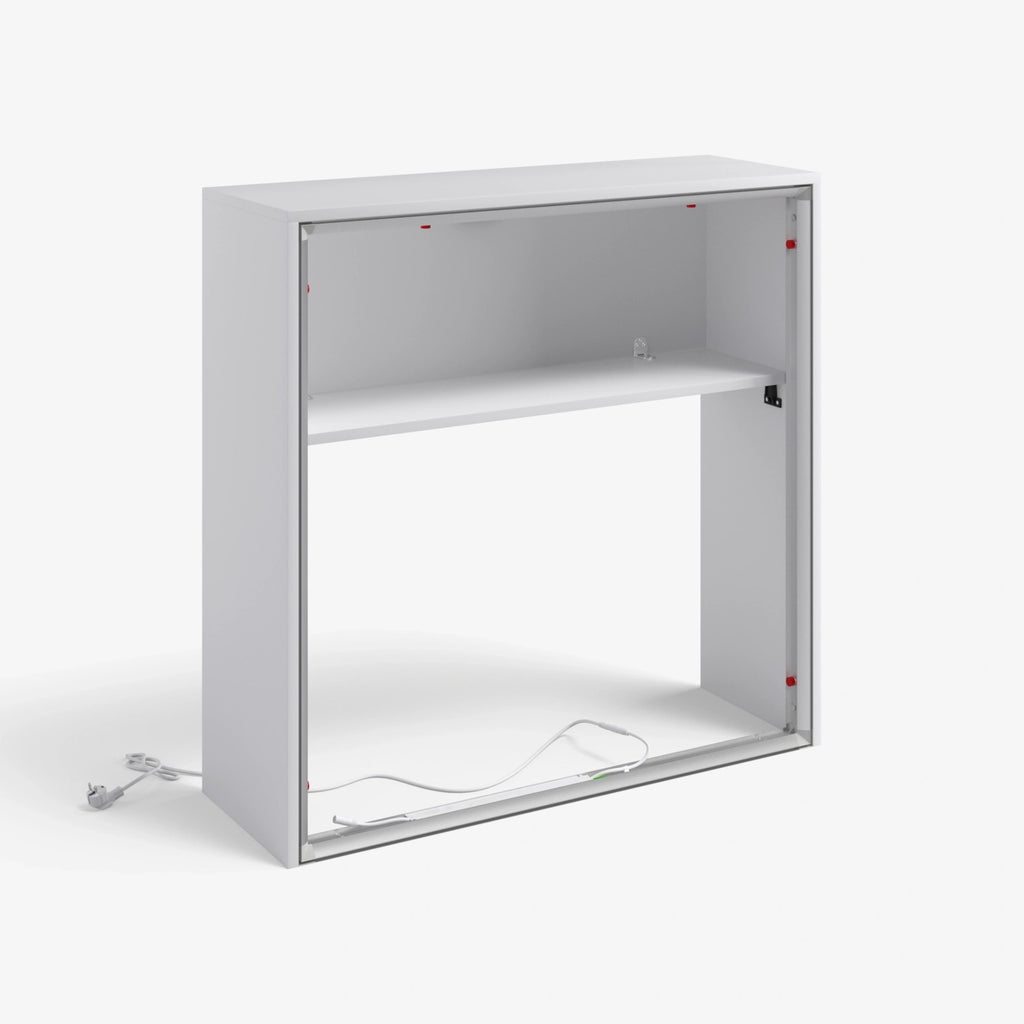 Structure du comptoir lumineux sans toile
