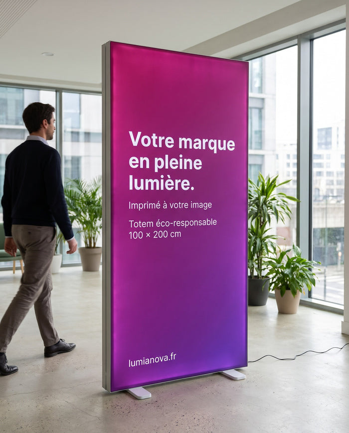 Totem lumineux R3 éco-responsable
