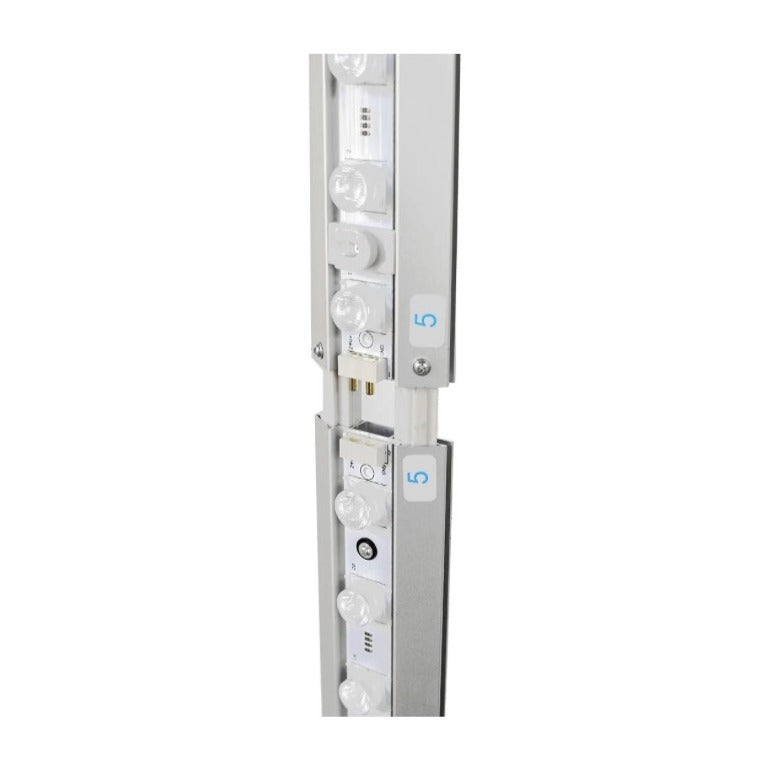 Profilé aluminium et rampe LED du totem